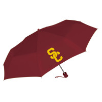 USC Trojans Cardinal SC Interlock Super Pocket Mini Umbrella